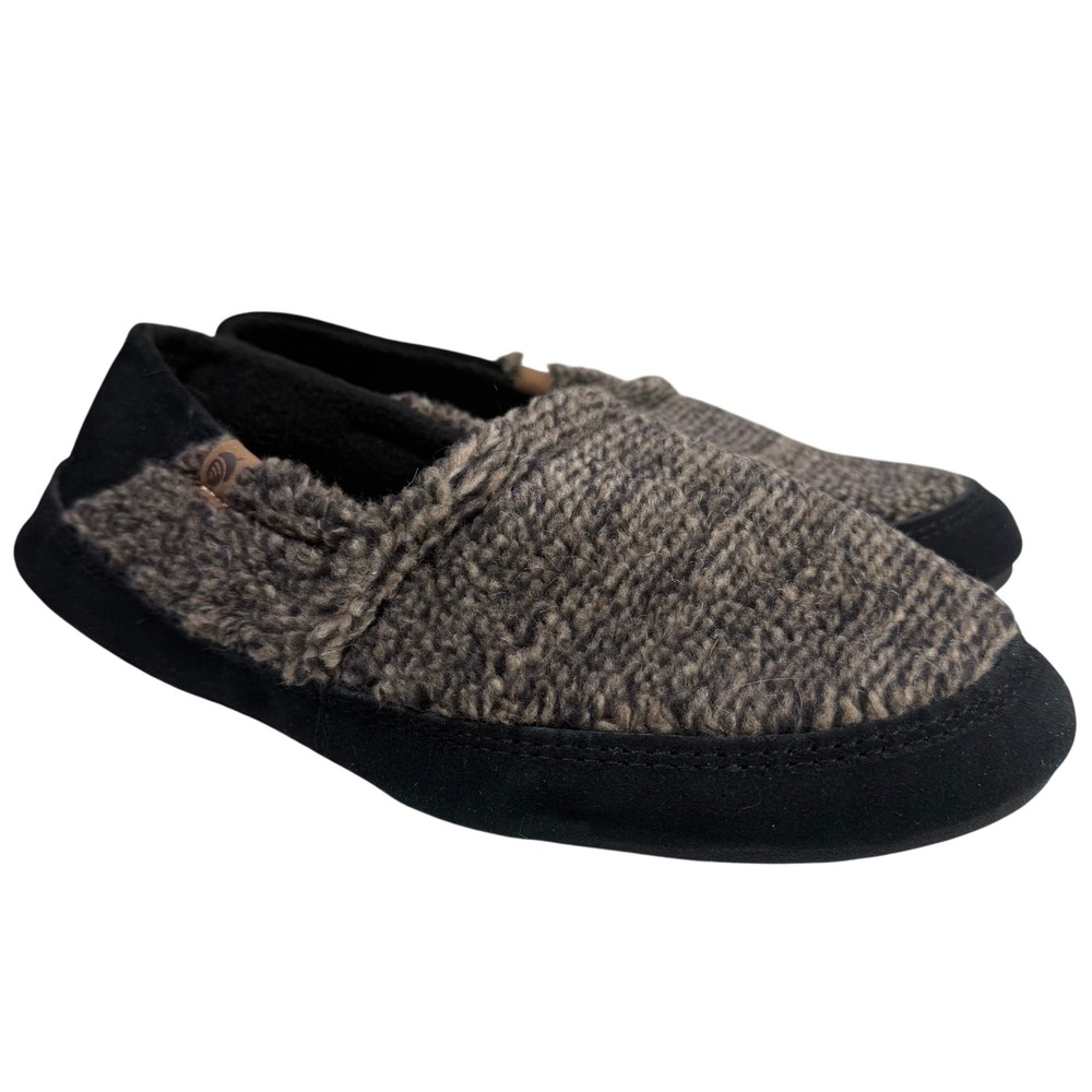 NWOB Acorn Men's Moc Slippers Erth Tex Berber Fleece Slippers Sz 10.5 -1.5